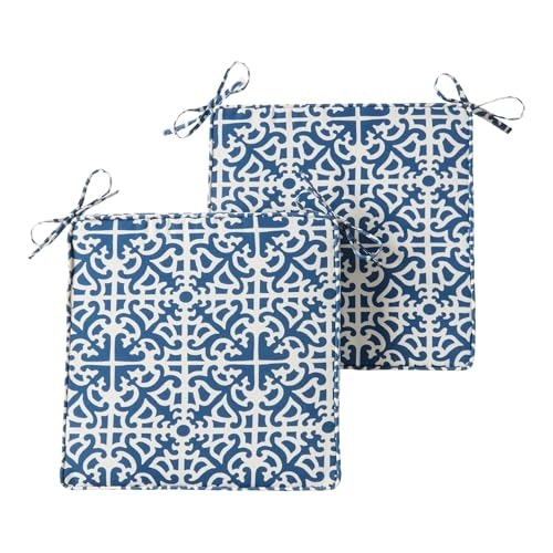 18-Inch Square Outdoor Patio Dining Chair Pads 2-Pack: $49.99 18-Inch Square Outdoor Patio Dining Chair Pads 2-Pack: $49.99