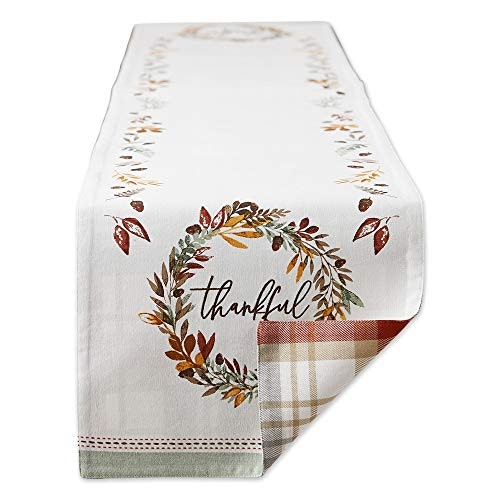 DII 14x72-Inch Reversible Fall Table Runner: $18.99