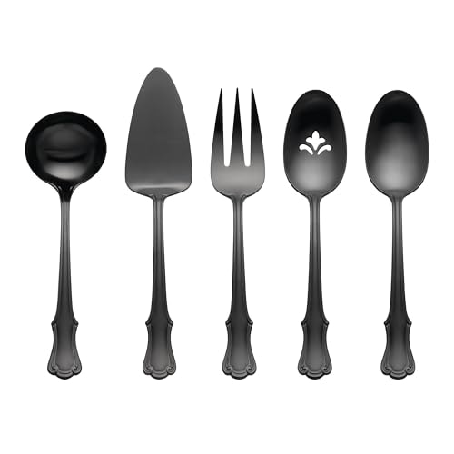 Oneida James Street Black Satin 5-Piece Serving Set: $34.95 Oneida James Street Black Satin 5-Piece Serving Set: $34.95
