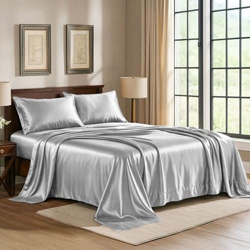 Satin Twin 3-Piece Sheet Set: $15.38 Satin Twin 3-Piece Sheet Set: $15.38
