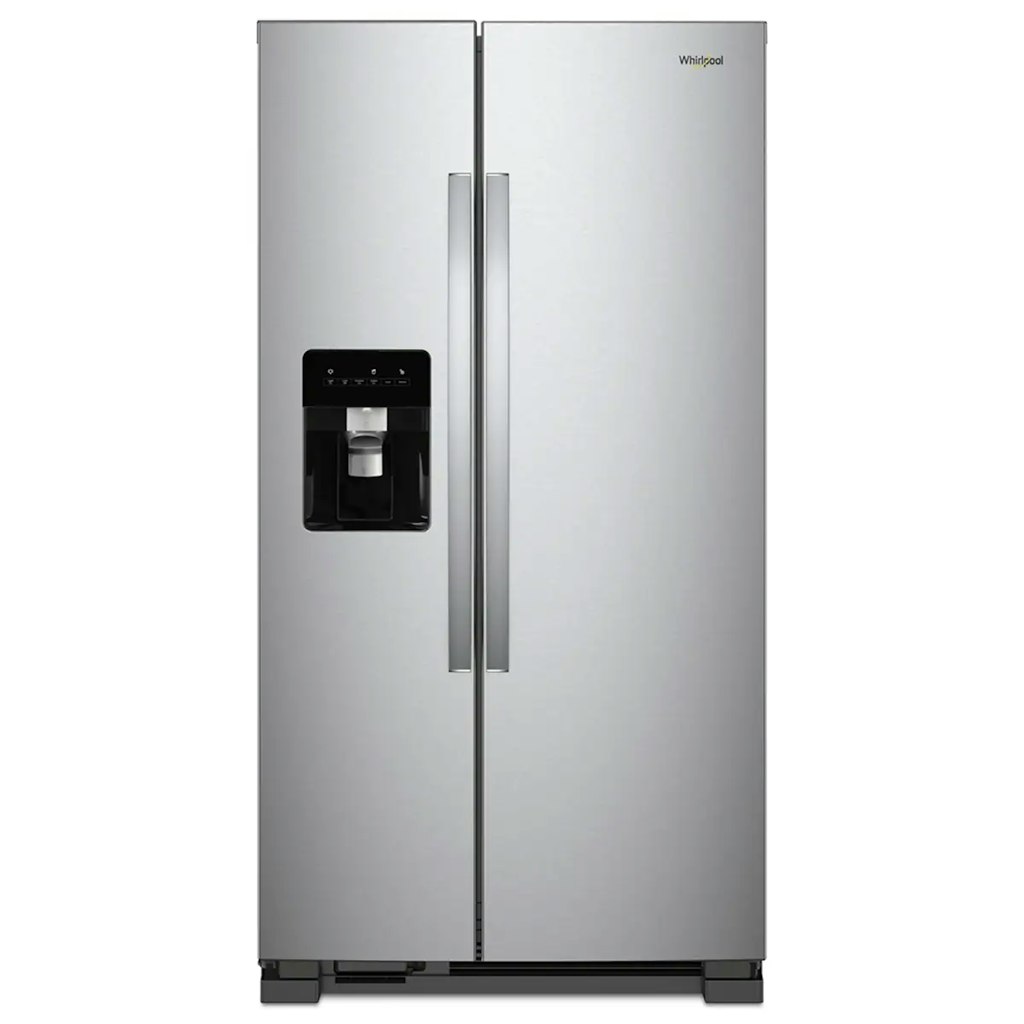 Whirlpool 24.6 Cu. Ft. Side-by-Side Refrigerator w/ Ice Maker: $1,149 Whirlpool 24.6 Cu. Ft. Side-by-Side Refrigerator w/ Ice Maker: $1,149