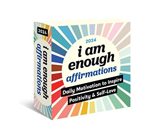 2024 I Am Enough Affirmations Boxed Calendar: $11.69 2024 I Am Enough Affirmations Boxed Calendar: $11.69