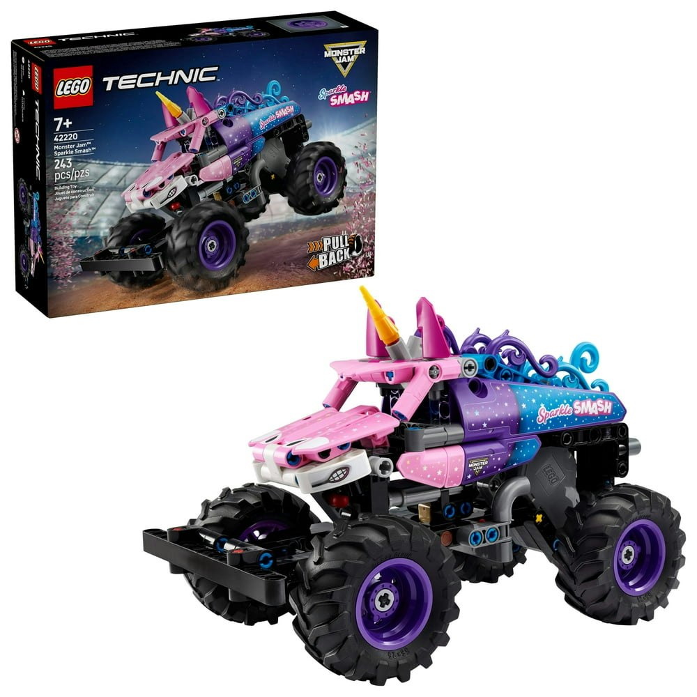 Lego Technic Monster Jam Sparkle Smash Pull-Back Truck 42220: $20