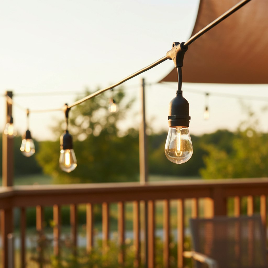 Harbor Breeze 48-Foot Indoor/Outdoor LED String Light: $30