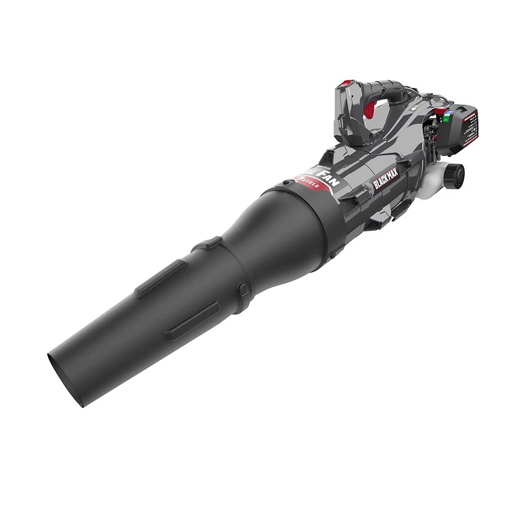 Black Max 2-Cycle Gas Jet Fan Blower: $73 Black Max 2-Cycle Gas Jet Fan Blower: $73