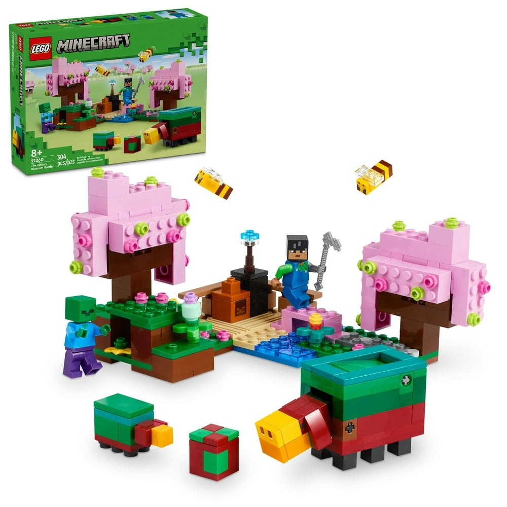 LEGO Minecraft The Cherry Blossom Garden 21260: $16.88 LEGO Minecraft The Cherry Blossom Garden 21260: $16.88