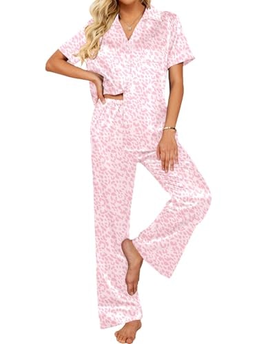 Ekouaer 2-Piece Silk Pajama Set: $26.98 Ekouaer 2-Piece Silk Pajama Set: $26.98