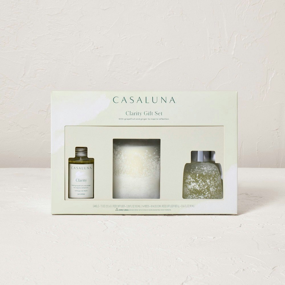 Casaluna Salted Candle, Diffuser, and Refill Set 3-Pack: $34