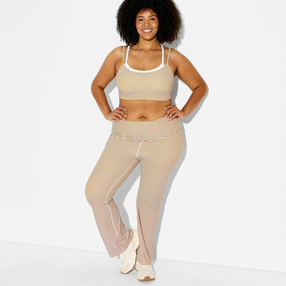 JoyLab Women's Foldover Mini Flare Leggings 3X: $30 JoyLab Women's Foldover Mini Flare Leggings 3X: $30