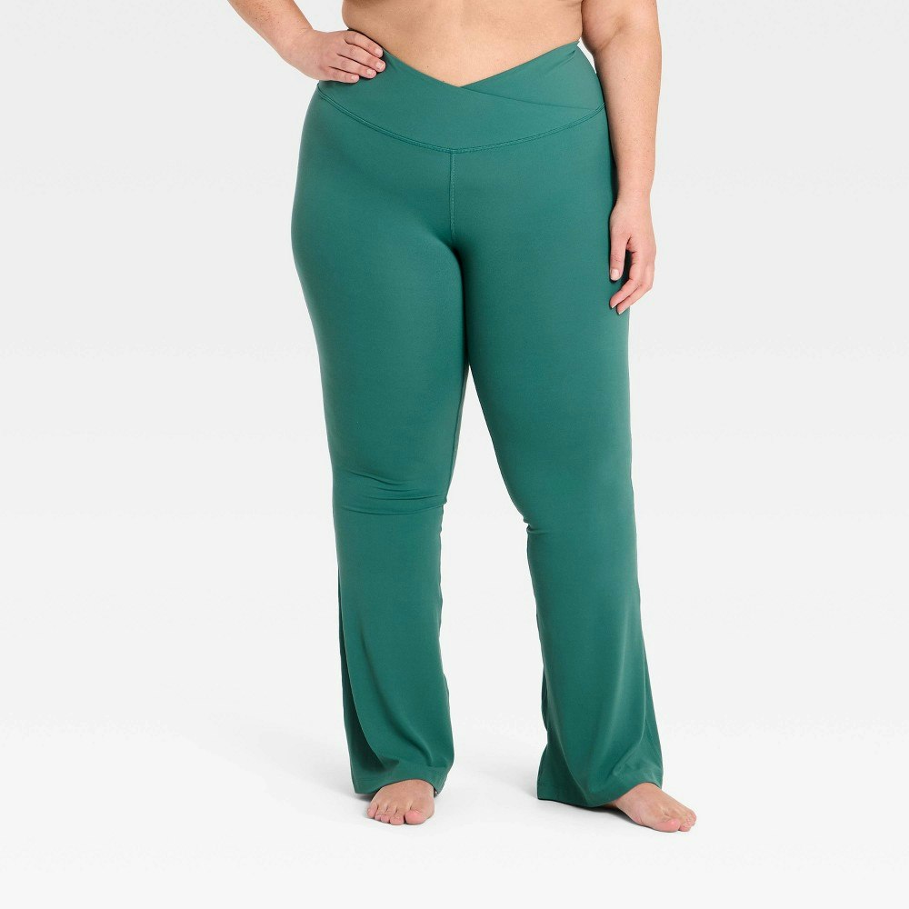 Women's Everyday Soft Ultra High-Rise Crossover Flare Leggings: $25.50 Women's Everyday Soft Ultra High-Rise Crossover Flare Leggings: $25.50
