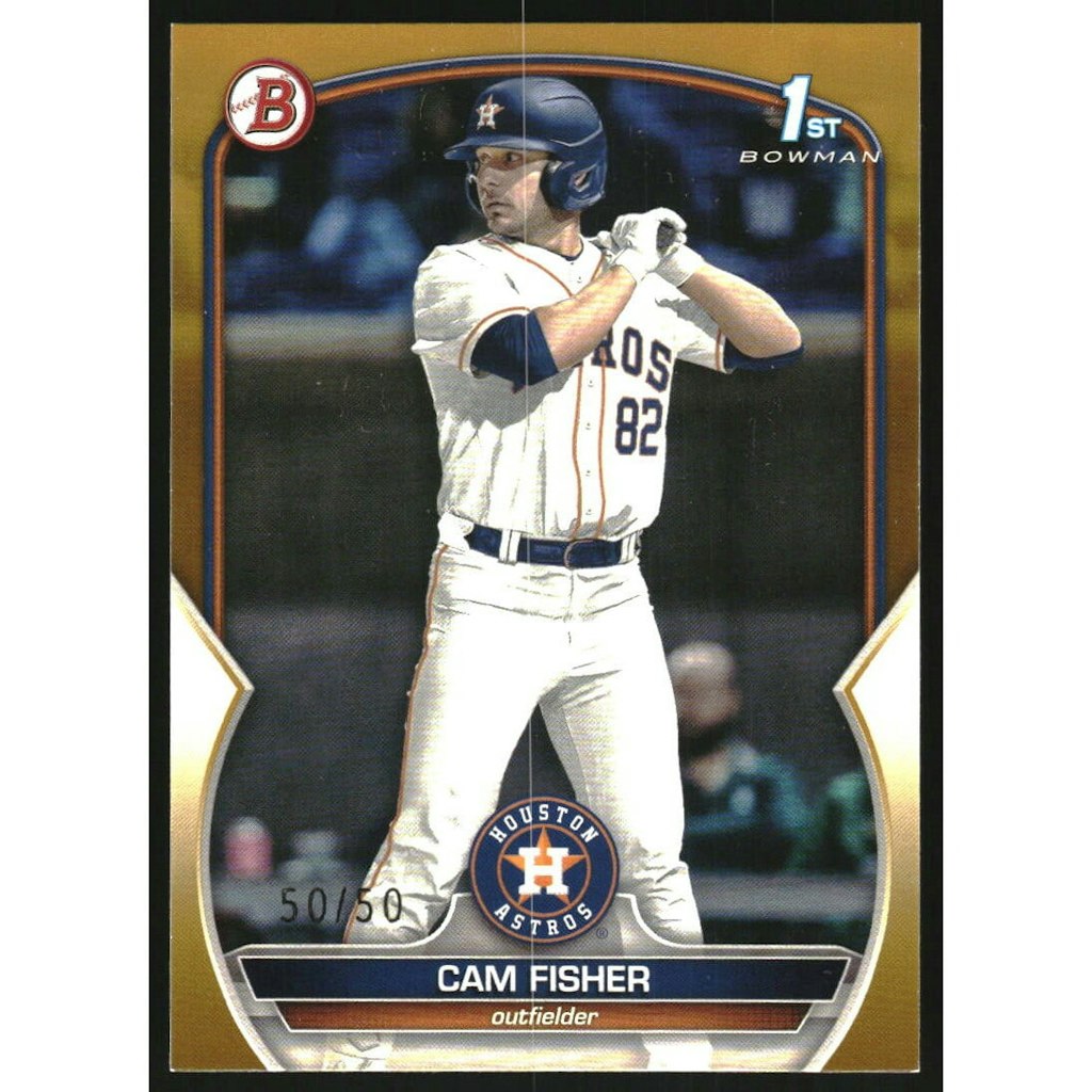 2023 Bowman Draft Gold Cam Fisher #BD35: $10 2023 Bowman Draft Gold Cam Fisher #BD35: $10