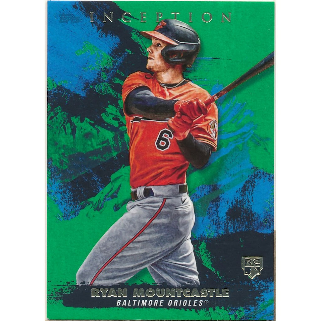 2021 Topps Inception Green Ryan Mountcastle #12 Trading Card: $18 2021 Topps Inception Green Ryan Mountcastle #12 Trading Card: $18