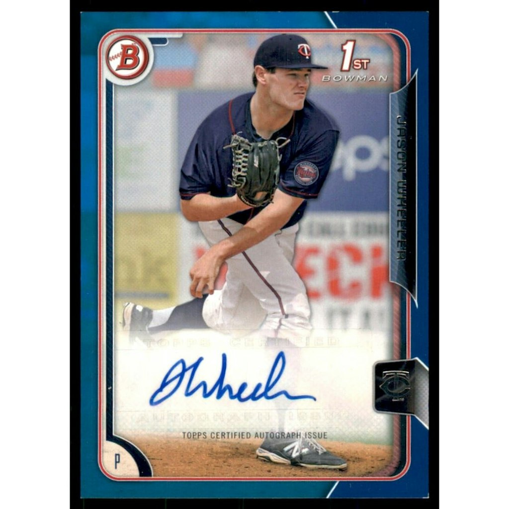 2015 Bowman Prospects Jason Wheeler Blue Autograph Card: $10 2015 Bowman Prospects Jason Wheeler Blue Autograph Card: $10