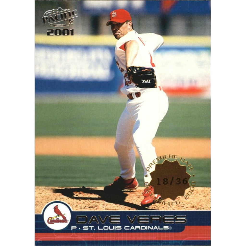 2001 Pacific Premiere Date #360 Dave Veres Trading Card: $12 2001 Pacific Premiere Date #360 Dave Veres Trading Card: $12