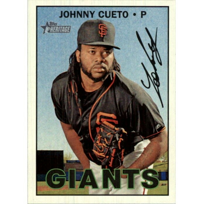2016 Topps Heritage Johnny Cueto Card #588C: $12 2016 Topps Heritage Johnny Cueto Card #588C: $12