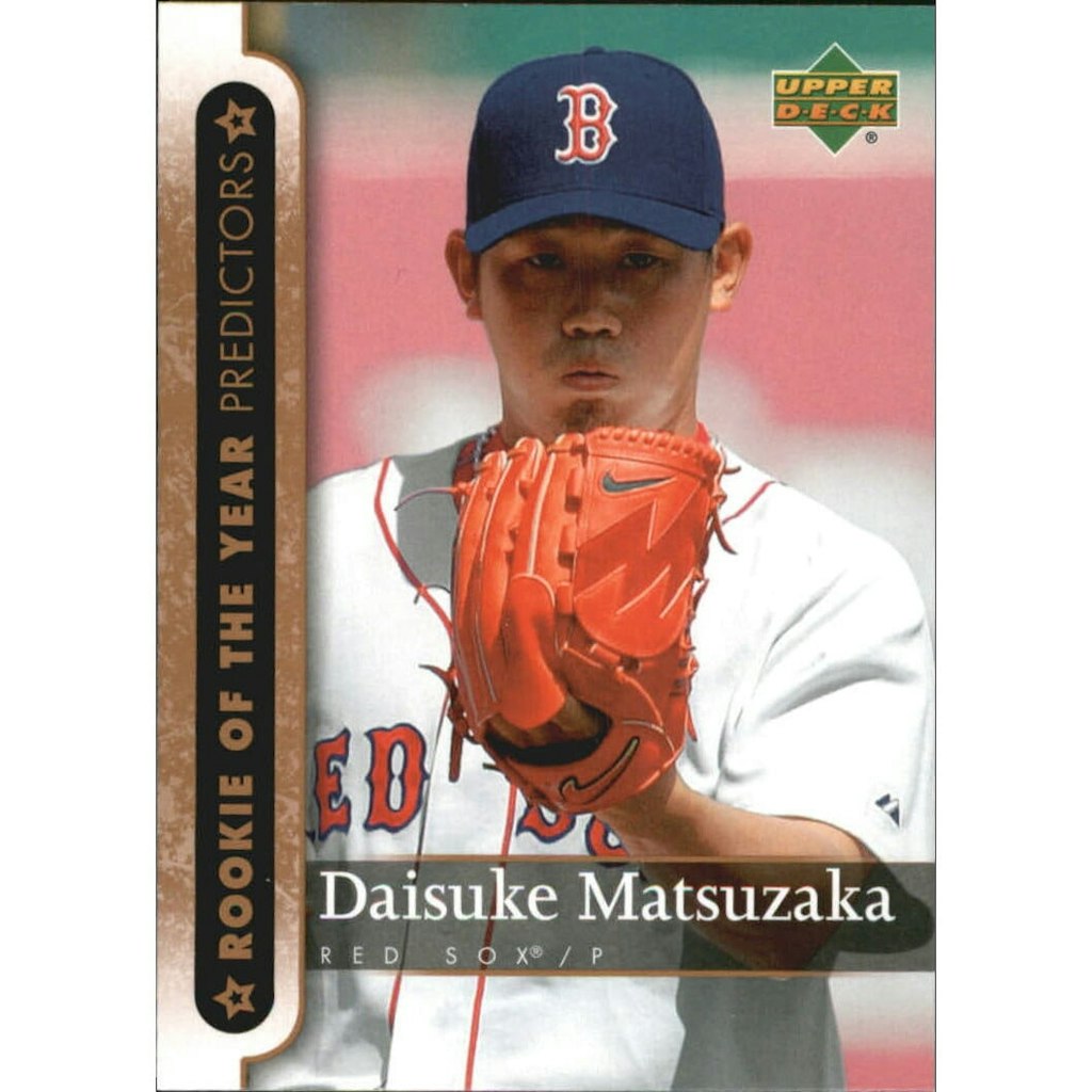 2007 Upper Deck Daisuke Matsuzaka Rookie of the Year Predictor Card: $18 2007 Upper Deck Daisuke Matsuzaka Rookie of the Year Predictor Card: $18