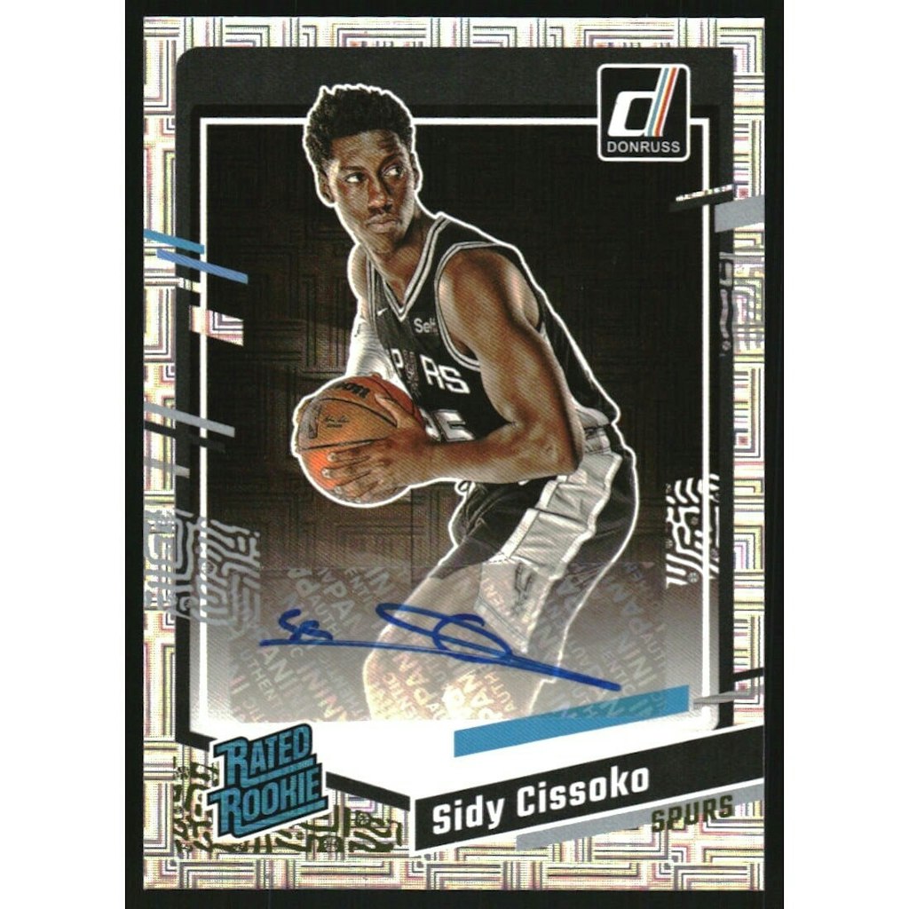 2023-24 Donruss Rated Rookies Signatures Sidy Cissoko Trading Card: $12 2023-24 Donruss Rated Rookies Signatures Sidy Cissoko Trading Card: $12