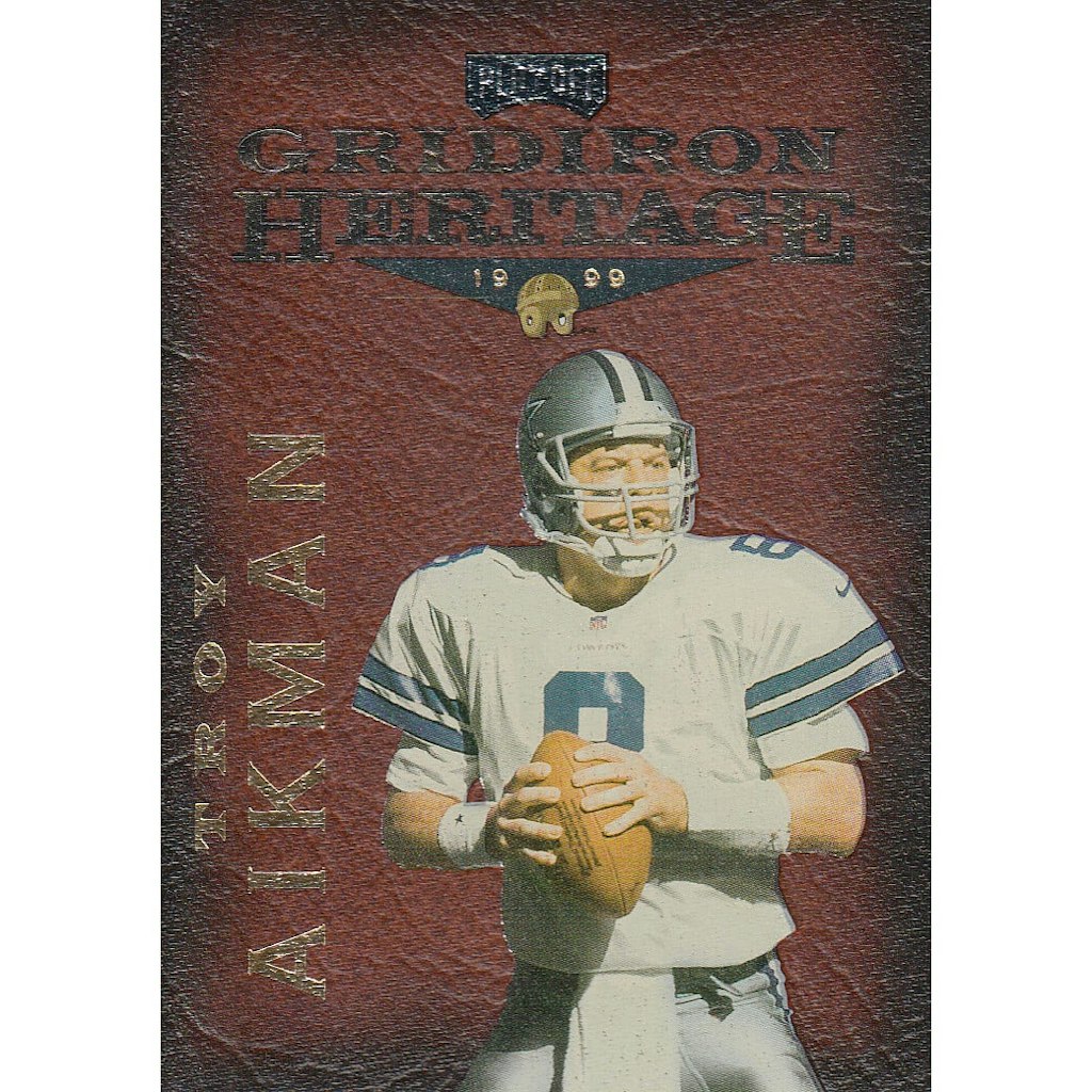 1999 Playoff Prestige Gridiron Heritage Troy Aikman #GH16 Card: $14 1999 Playoff Prestige Gridiron Heritage Troy Aikman #GH16 Card: $14