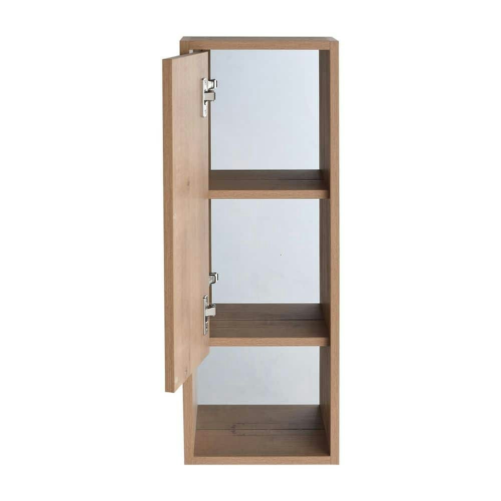 9.8"W x 5.9"D x 27.6"H Oak Bathroom Wall Cabinet: $261.61 9.8"W x 5.9"D x 27.6"H Oak Bathroom Wall Cabinet: $261.61