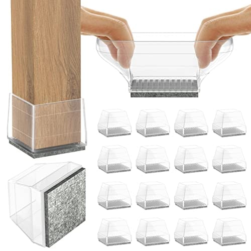 1.5-Inch Square Silicone Chair Leg Protectors 24-Pack: $19.54 1.5-Inch Square Silicone Chair Leg Protectors 24-Pack: $19.54