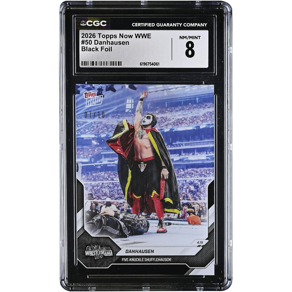 Danhausen WWE Topps Now Black Foil 8-Card Set: $199.99 Danhausen WWE Topps Now Black Foil 8-Card Set: $199.99