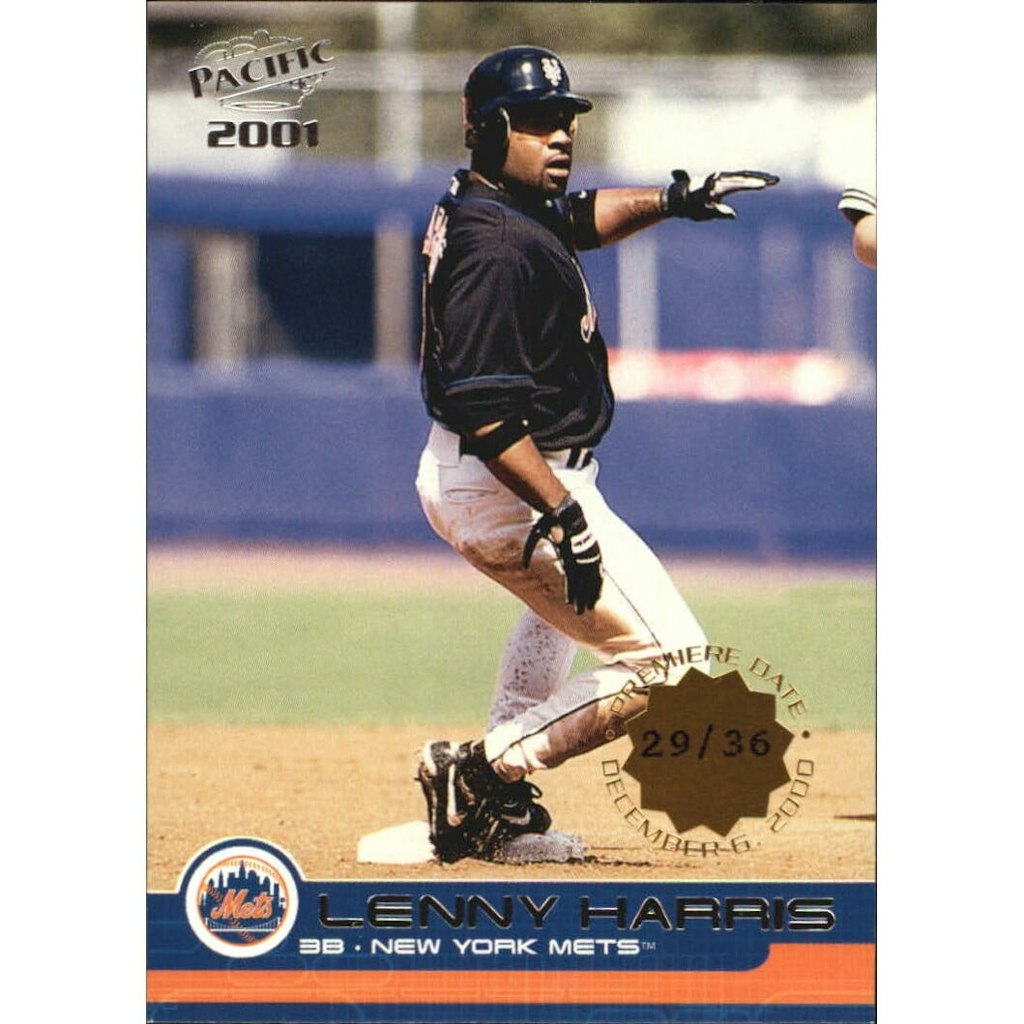 2001 Pacific Premiere Date Lenny Harris Card #271: $12 2001 Pacific Premiere Date Lenny Harris Card #271: $12