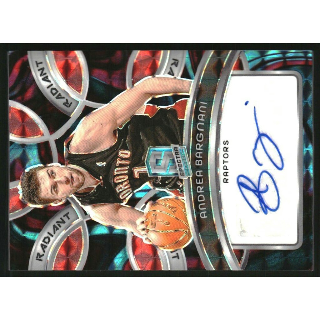 2023-24 Panini Spectra Radiant Signatures Interstellar Andrea Bargnani Card: $18 2023-24 Panini Spectra Radiant Signatures Interstellar Andrea Bargnani Card: $18