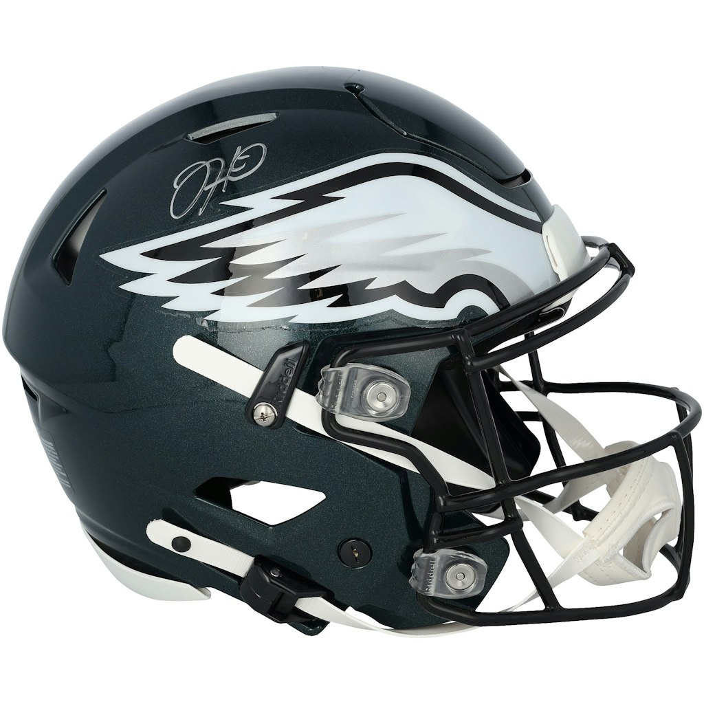Jalen Hurts Autographed Philadelphia Eagles Riddell Speed Flex Authentic Helmet: $1,349.99 Jalen Hurts Autographed Philadelphia Eagles Riddell Speed Flex Authentic Helmet: $1,349.99