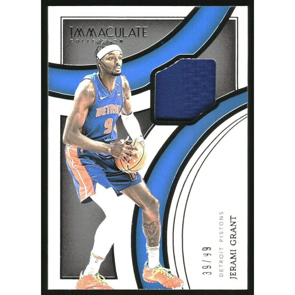 2021-22 Immaculate Collection Jerami Grant Swatches Card: $13.50 2021-22 Immaculate Collection Jerami Grant Swatches Card: $13.50