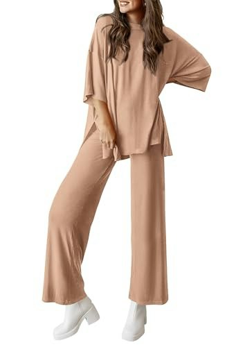 Prettygarden Women's Two-Piece Lounge Set: $22.96 Prettygarden Women's Two-Piece Lounge Set: $22.96