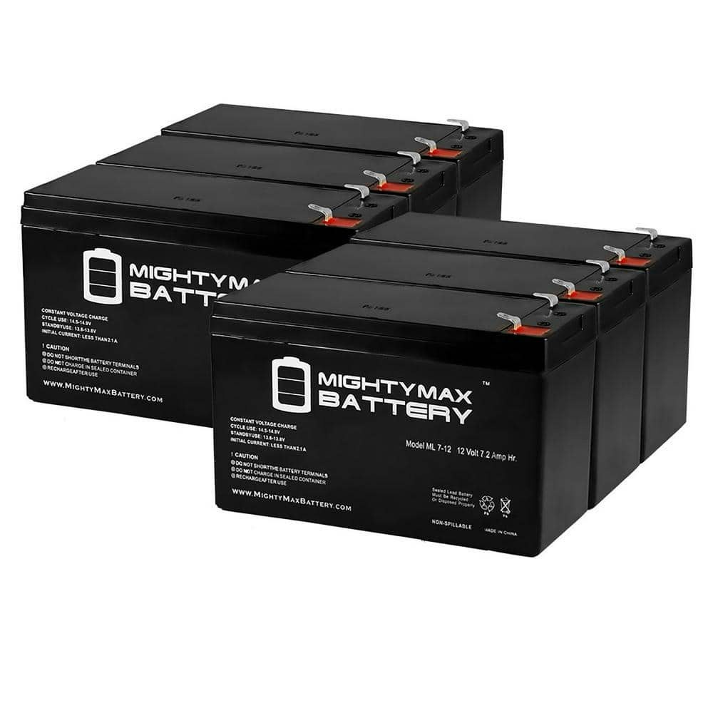Power Rite PRB127 12-Volt 7Ah SLA Battery Replacement 6-Pack: $104.99 Power Rite PRB127 12-Volt 7Ah SLA Battery Replacement 6-Pack: $104.99