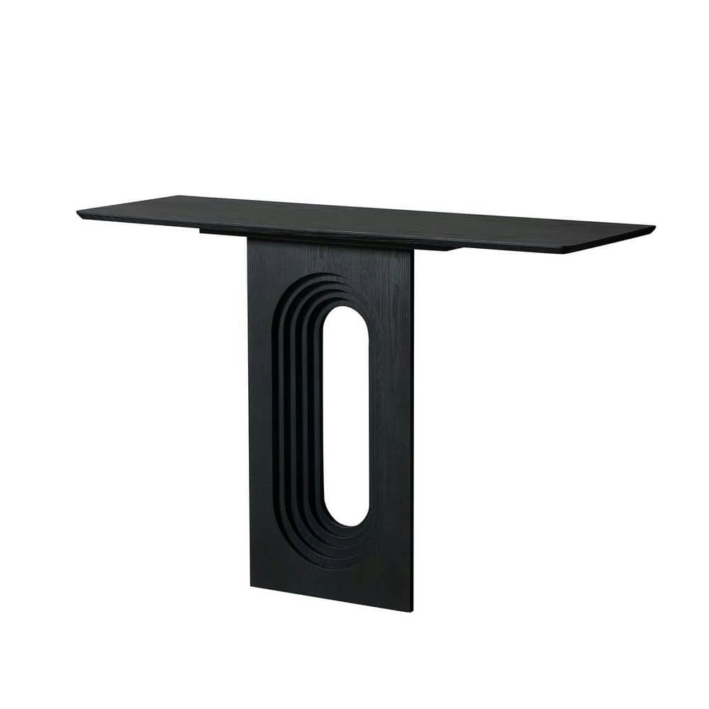 47.2-Inch Rectangle Wood Narrow Console Table: $270 47.2-Inch Rectangle Wood Narrow Console Table: $270