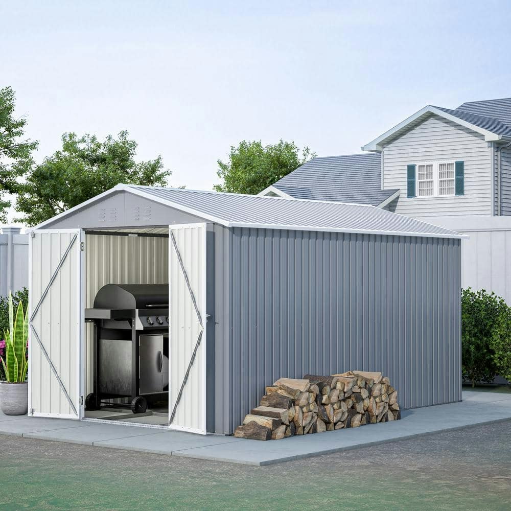 8x12-Foot Outdoor Metal Storage Shed: $578.83