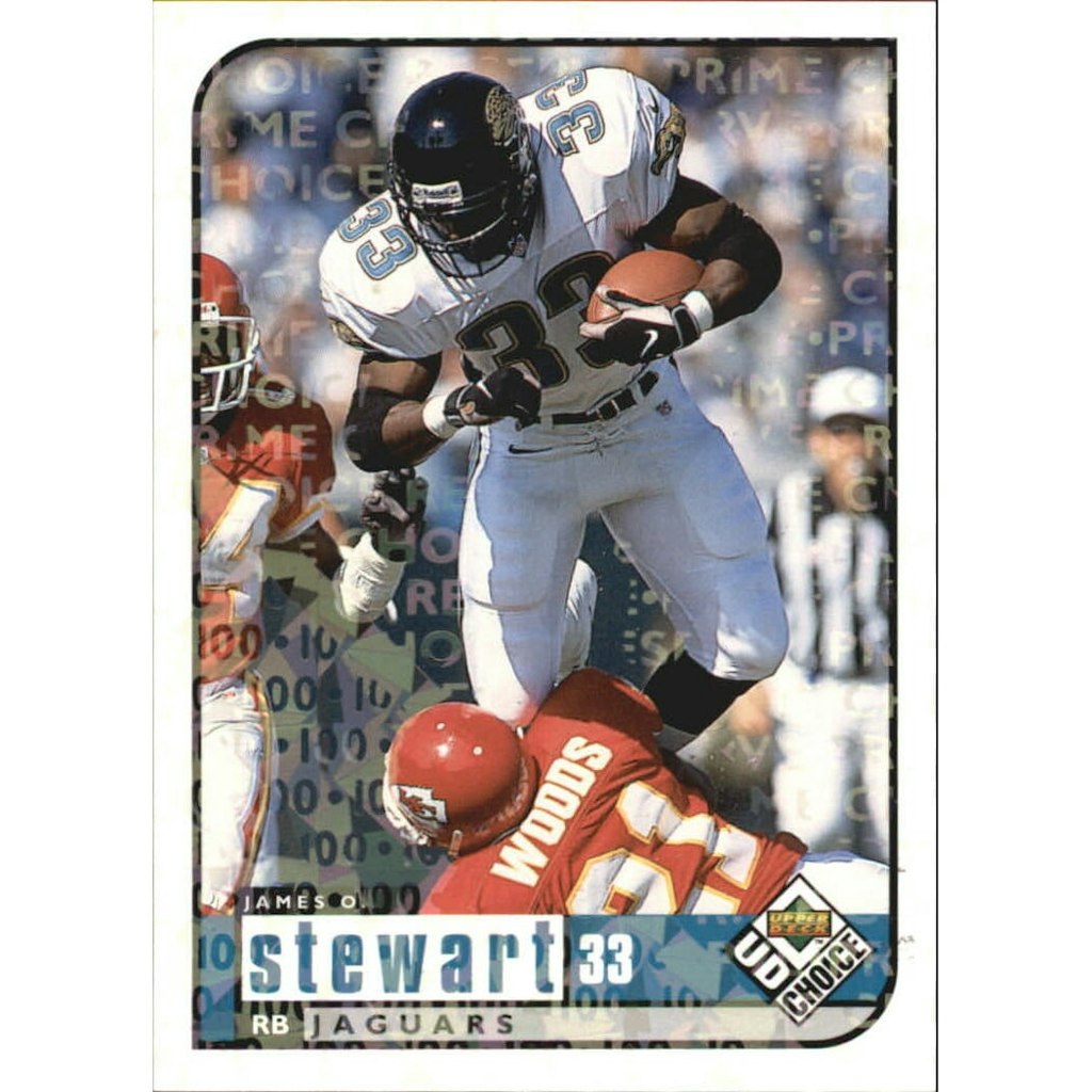 1998 UD Choice Prime Choice Reserve #81 James O. Stewart Card: $12 1998 UD Choice Prime Choice Reserve #81 James O. Stewart Card: $12