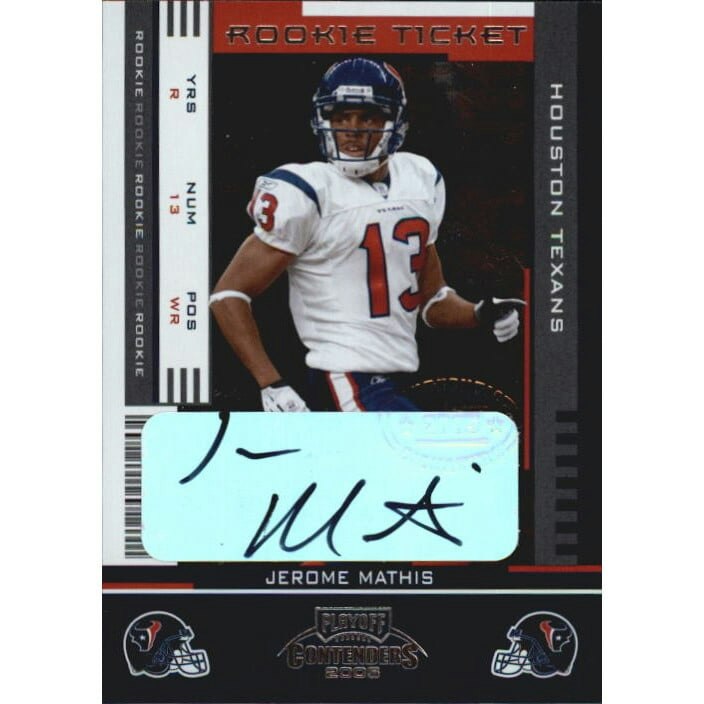 2005 Playoff Contenders Jerome Mathis Rookie Autograph Card #146: $10