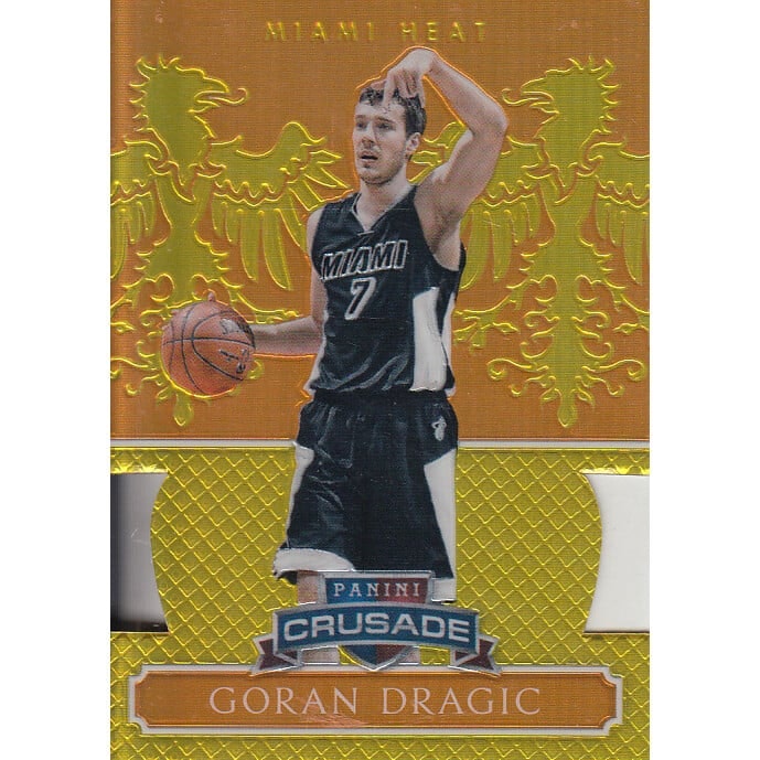 2014-15 Panini Excalibur Crusade Orange Die-Cut Goran Dragic Card: $12