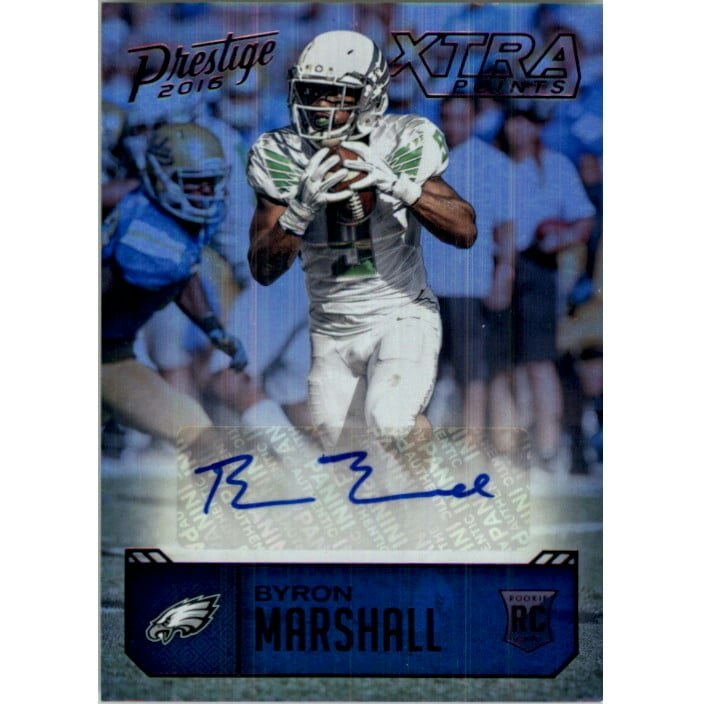 2016 Prestige Byron Marshall Rookie Autograph Purple #14: $10 2016 Prestige Byron Marshall Rookie Autograph Purple #14: $10