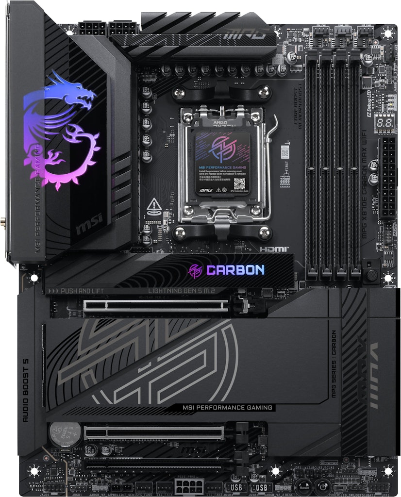 MSI MPG X870E Carbon Max WiFi Motherboard: $499.99 MSI MPG X870E Carbon Max WiFi Motherboard: $499.99