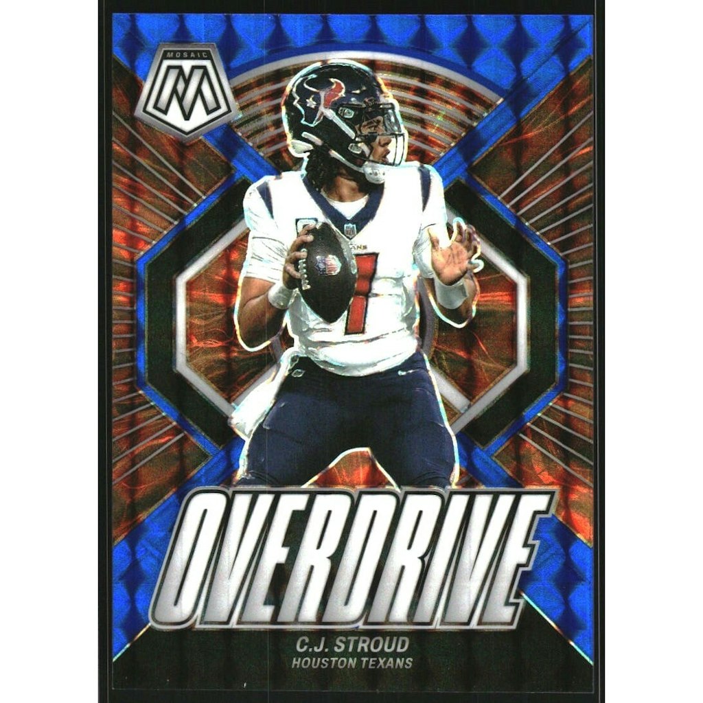 2024 Panini Mosaic Overdrive CJ Stroud #8 Card: $15 2024 Panini Mosaic Overdrive CJ Stroud #8 Card: $15