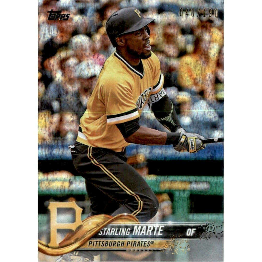 2018 Topps Factory Set Foilboard Starling Marte Card #60: $8 2018 Topps Factory Set Foilboard Starling Marte Card #60: $8