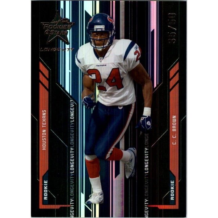 2005 Leaf Rookies and Stars Longevity Black C.C. Brown #178 Trading Card: $9 2005 Leaf Rookies and Stars Longevity Black C.C. Brown #178 Trading Card: $9