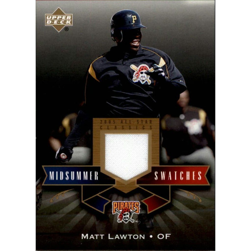 2005 Upper Deck All-Star Classics Matt Lawton Midsummer Swatches Jersey Card: $5.60 2005 Upper Deck All-Star Classics Matt Lawton Midsummer Swatches Jersey Card: $5.60