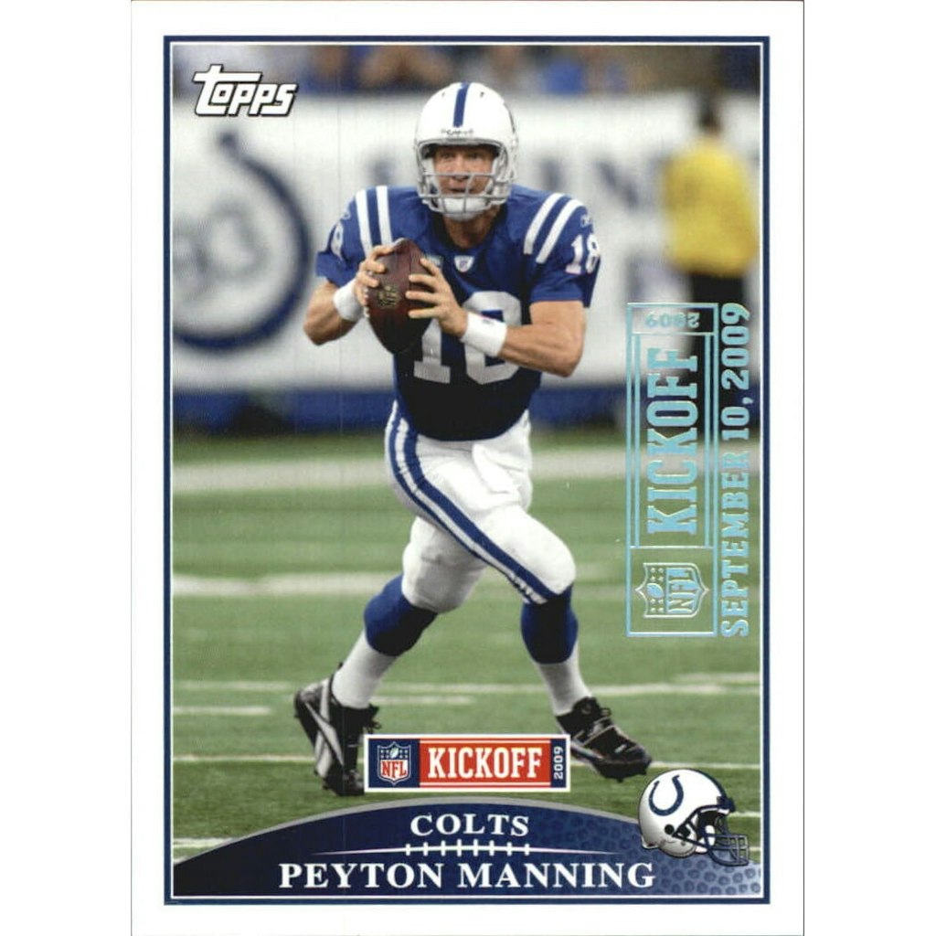 2009 Topps Kickoff Silver Holofoil Peyton Manning #87: $5 2009 Topps Kickoff Silver Holofoil Peyton Manning #87: $5