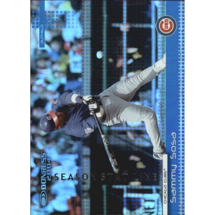 2004 Donruss Stat Line Season #244 Sammy Sosa Card: $7.20 2004 Donruss Stat Line Season #244 Sammy Sosa Card: $7.20
