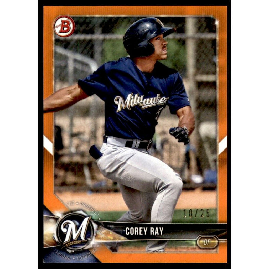 2018 Bowman Prospects Orange #BP97 Corey Ray Trading Card: $9 2018 Bowman Prospects Orange #BP97 Corey Ray Trading Card: $9