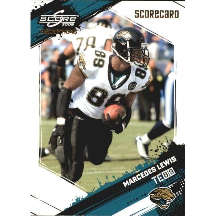 2009 Score Inscriptions Scorecard #136 Marcedes Lewis: $5.40 2009 Score Inscriptions Scorecard #136 Marcedes Lewis: $5.40