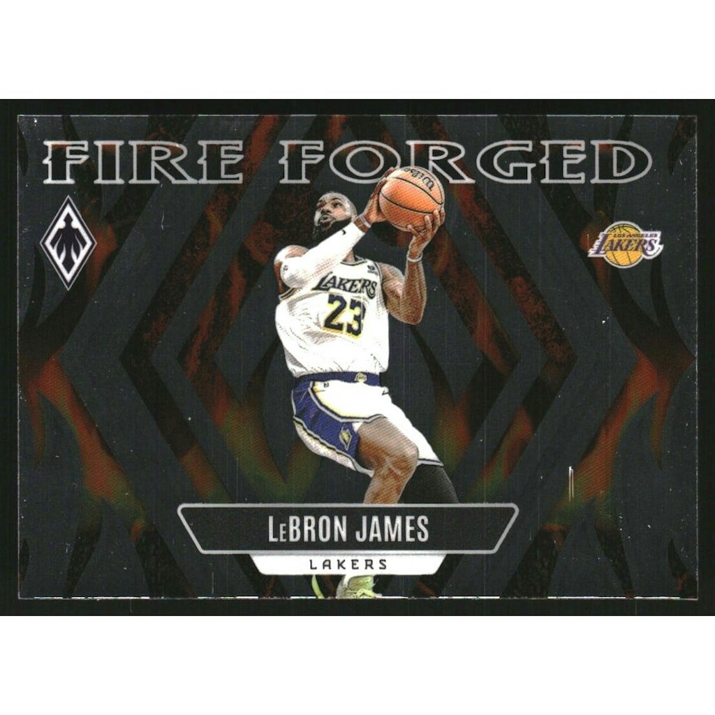 2023-24 Panini Phoenix Fire Forged LeBron James #6 Trading Card: $5.60 2023-24 Panini Phoenix Fire Forged LeBron James #6 Trading Card: $5.60