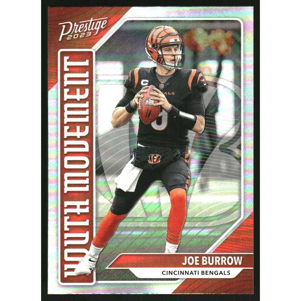 2023 Prestige Youth Movement Joe Burrow Card #3: $5.40