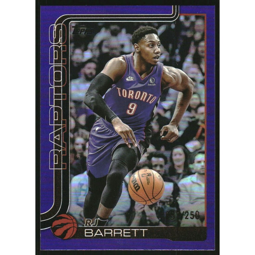 2025-26 Topps Purple Rainbow #33 RJ Barrett Trading Card: $7.20 2025-26 Topps Purple Rainbow #33 RJ Barrett Trading Card: $7.20