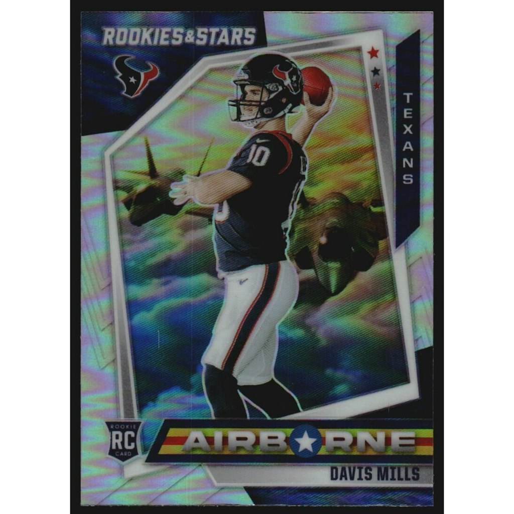 2021 Rookies and Stars Airborne Silver Davis Mills #23 Card: $5.40 2021 Rookies and Stars Airborne Silver Davis Mills #23 Card: $5.40